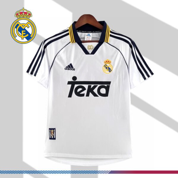 1998/2000 Real Madrid Home Retro Football Shirt