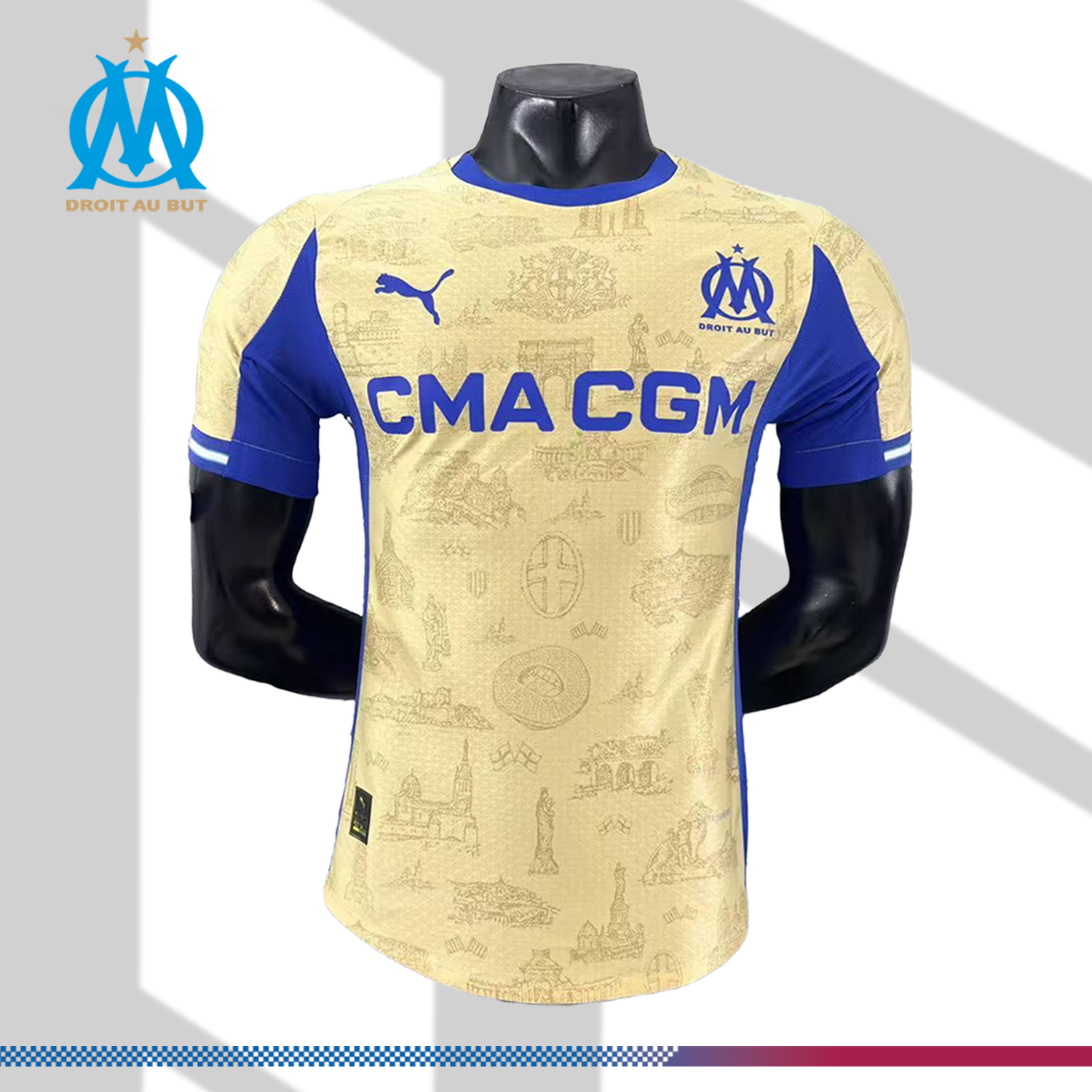 e4010ad8ba-0005369690 2025/2026 Marseille Third Football Shirt (Player Edition) - Image 1