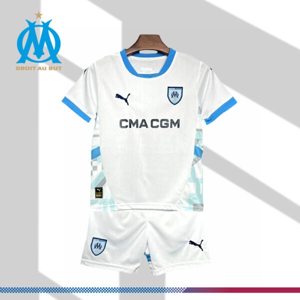 2024/2025 Marseille Home Football Kids Kit（Kids Kit）