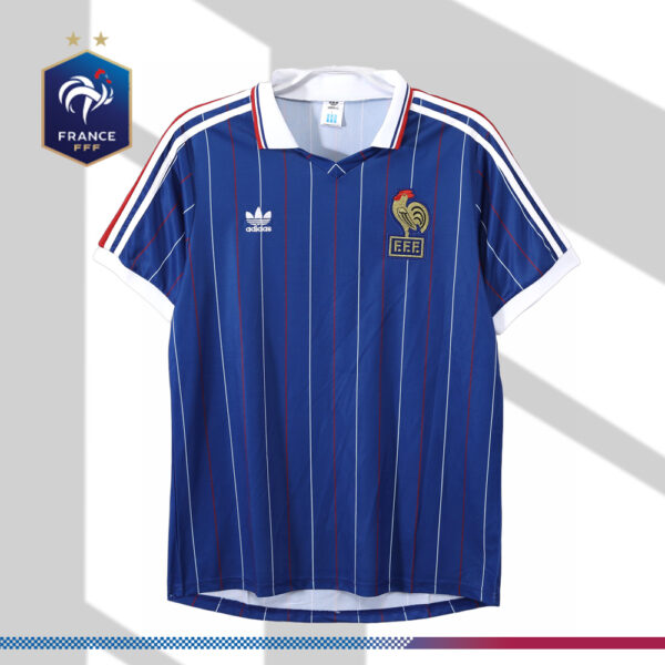 1982 France Home Retro Football Shirt