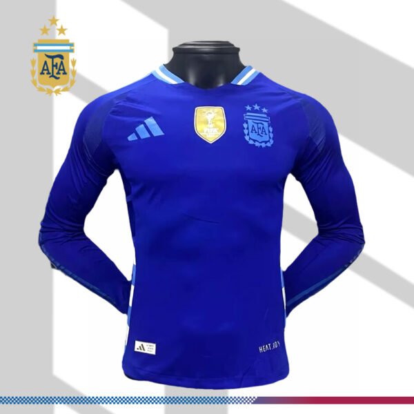 2024/2025 New Argentina Home Long Sleeve Football Shirt (Player Edition)