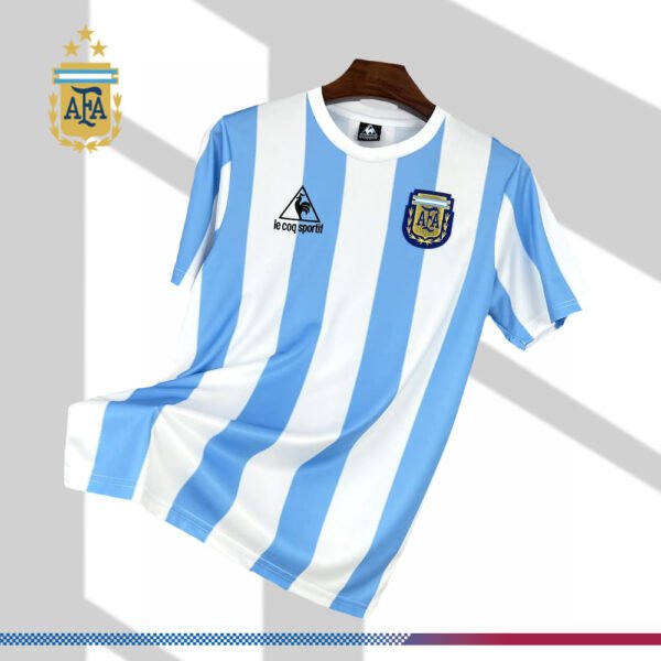 1986 Argentina Home Retro Football Shirt