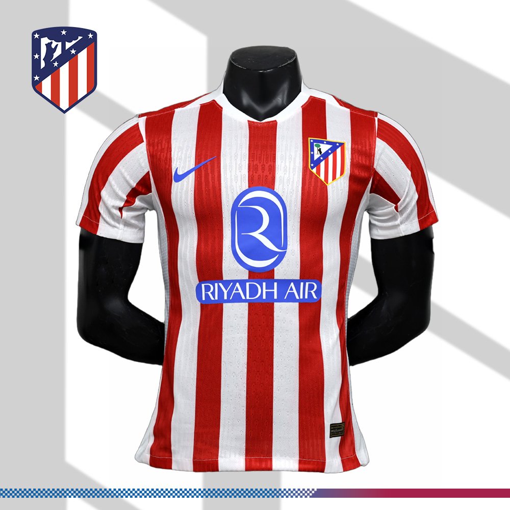 f3620e093e-003558bba6 2025/2026 Atletico Madrid Home Football Shirt (Player Edition) - Image 1