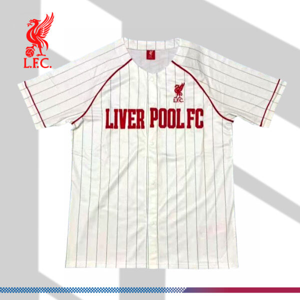 2025/2026 Liverpool Baseball Style Football Shirt (Fans)