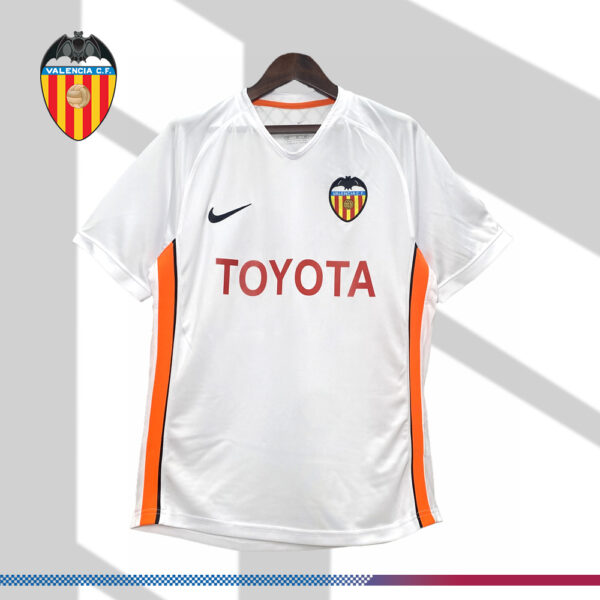 2006/2007 Valencia Home Retro Football Shirt