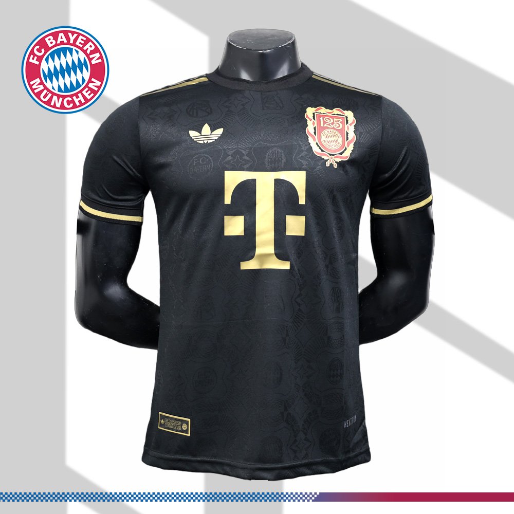 fd293bd0b2-07175468a8 2025/2026 Bayern Munich 125th Anniversary Black Football Shirt (Player Edition) - Image 1