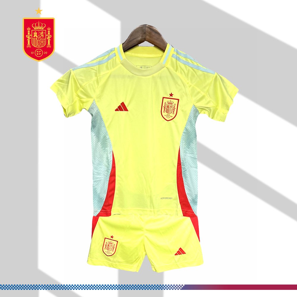 fdc1abdcc0-2301514953 2024/2025 Spain European Cup Away Football Shirt (Kids Kit) - Image 1
