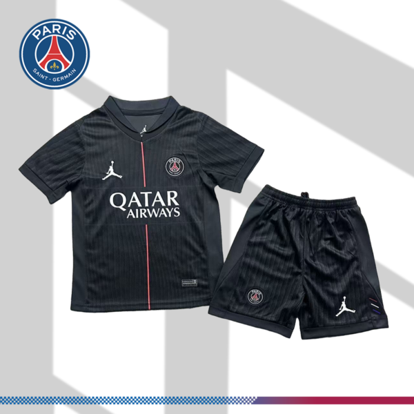 2025/2026 Paris Saint-Germain fourth Football （Kids Kit）
